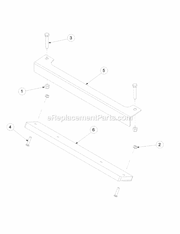 Rear Bumper Diagram and Parts List for M50-KHS 53BB5BBP750 Cub Cadet Sprayer